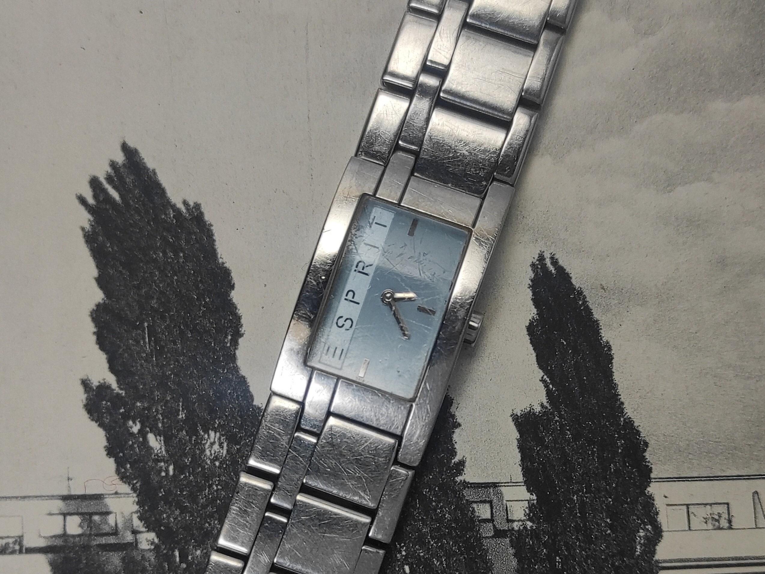 Esprit stainless steel watch discount