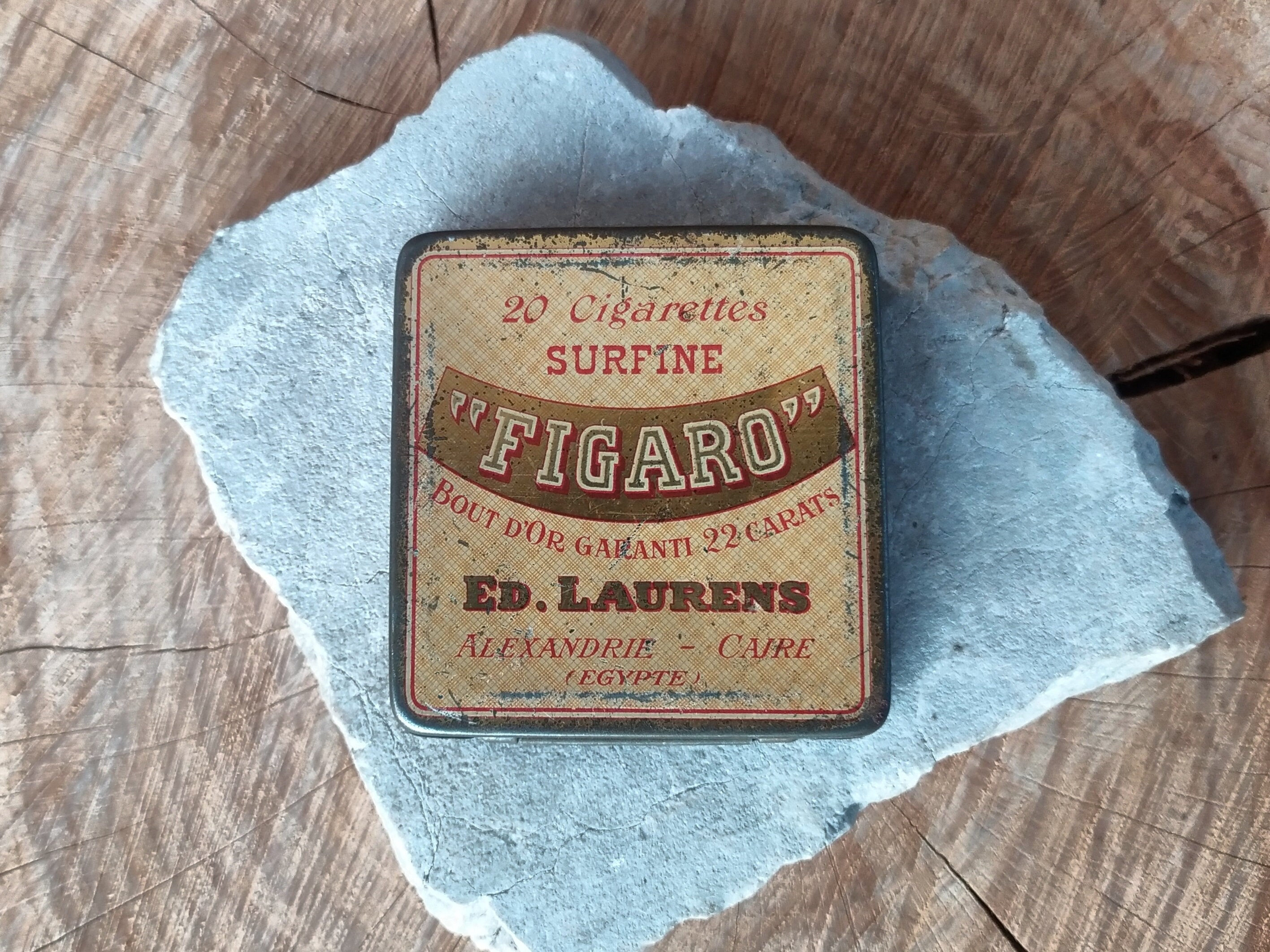 Vintage Ed.laurens Le Khedive Cigarette Tin Etsy