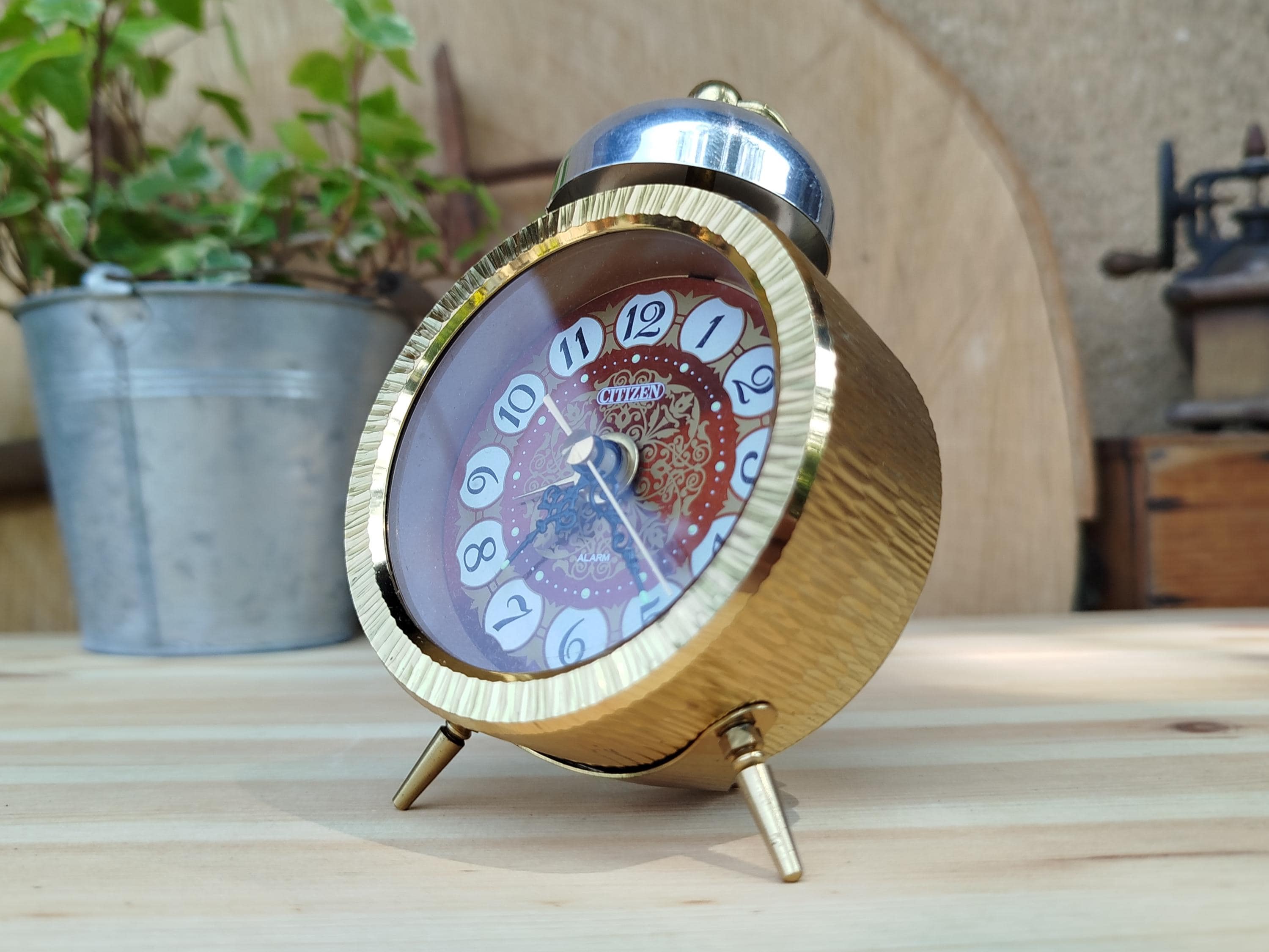 Vintage Citizen Mechanical Alarm Clock Made in Japan - Etsy