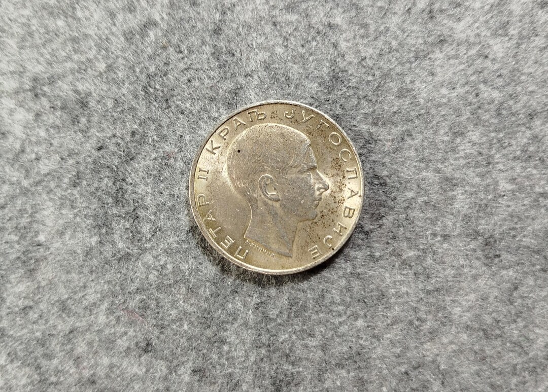 ユーゴスラビア 50ディナール銀貨 1938年 1938年発行のヴィンテージ50ユーゴスラビアディナール銀貨 - Etsy 日本