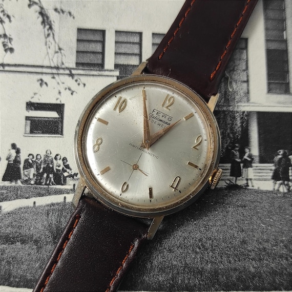 Vintage Fero Feldmann 17 Jewells Swiss Made Men's Watch Cal EB