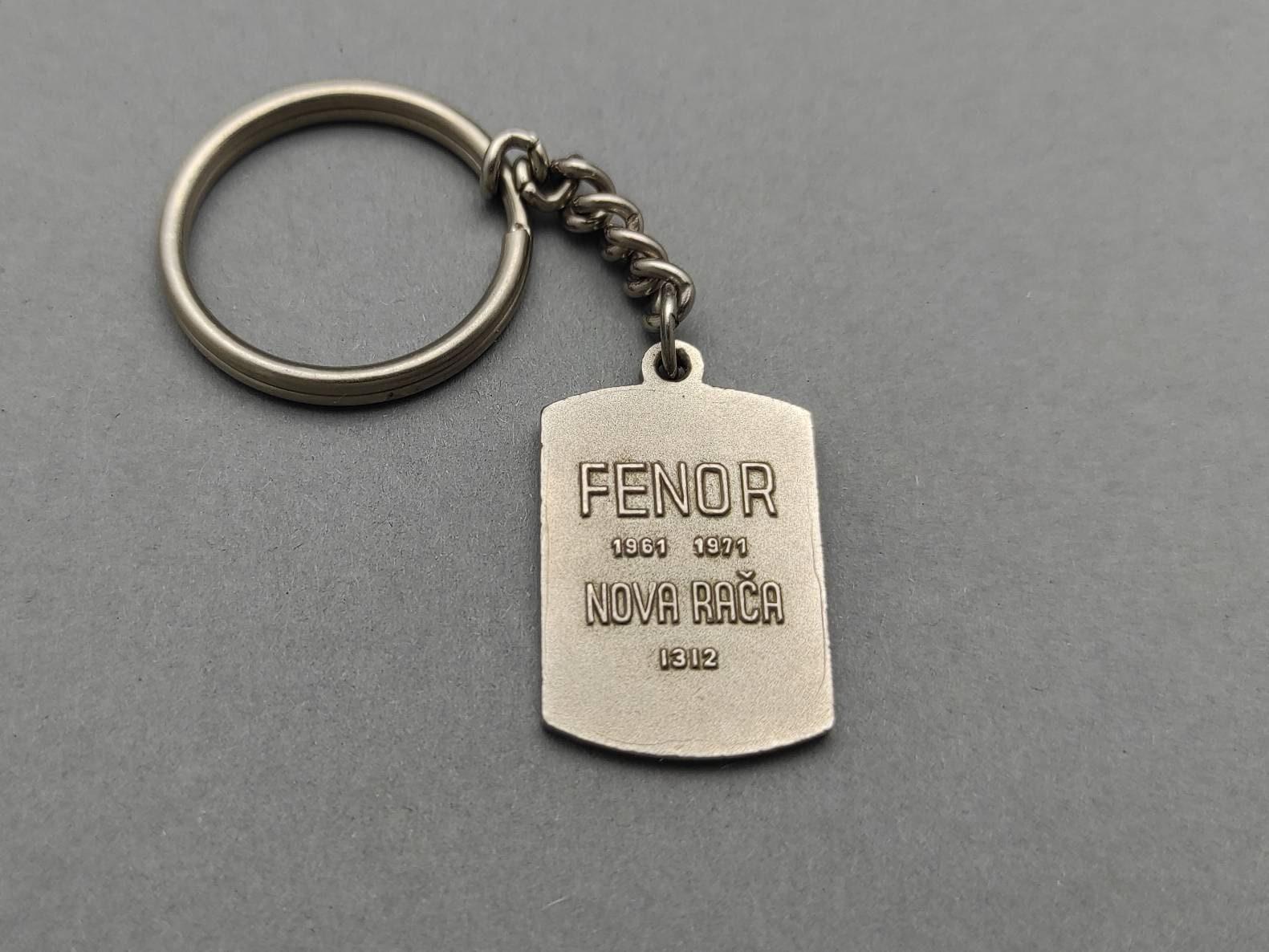 【NOFFICIALNOFFICE】 NFFC WITH STAR KEYRING N BROOCH Vintage Keychain FC Fenor Nova Rača 10th Anniversary 1961