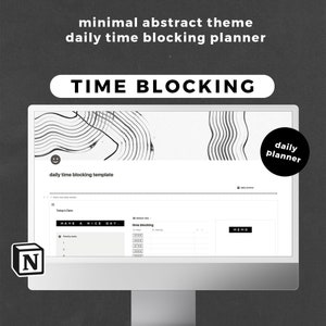 Notion Time Blocking Template Notion Daily Planner Journal Notion