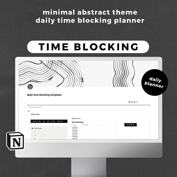 Notion Time Blocking Template Etsy