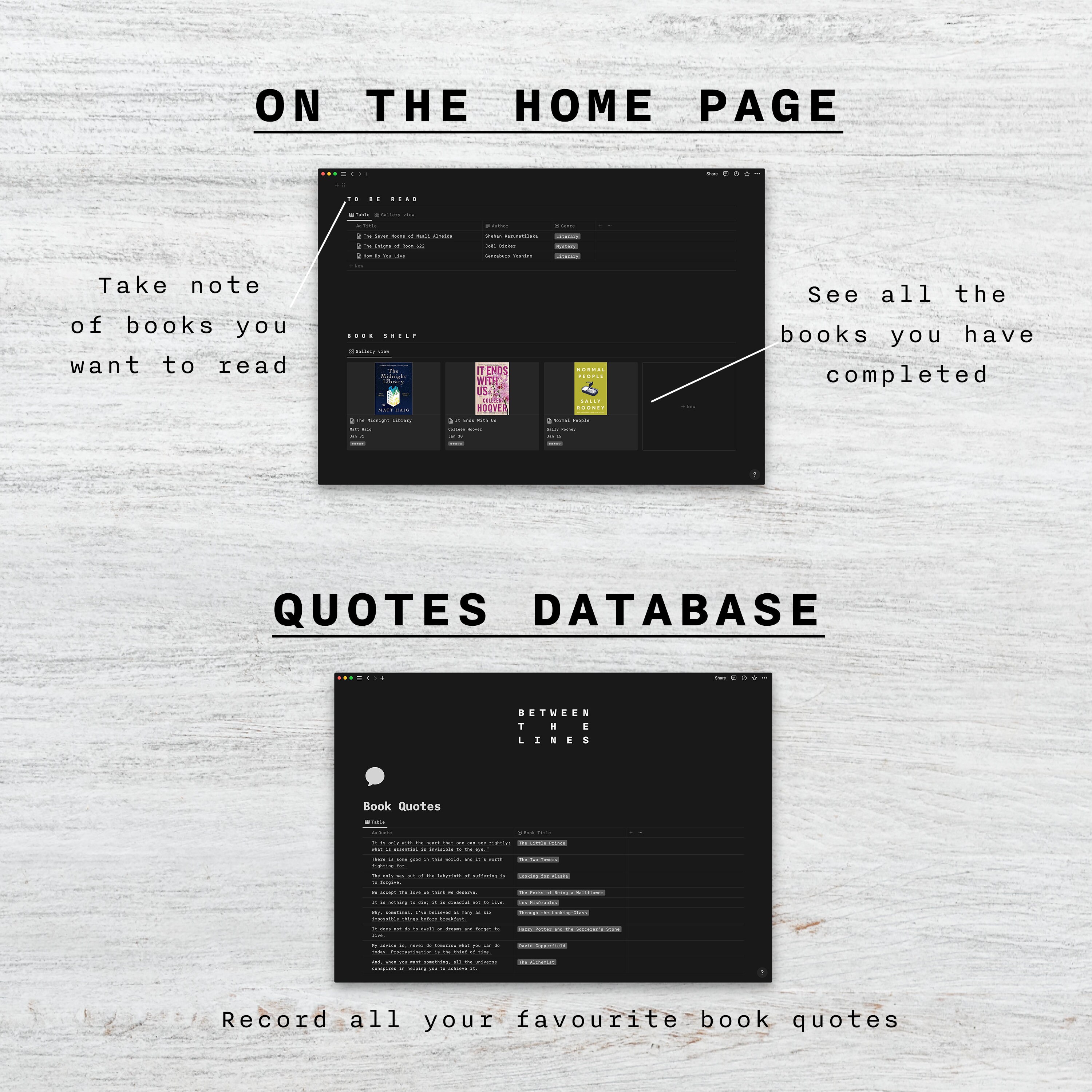 Notion Reading Tracker Template | Books Tracker | Notion Library ...