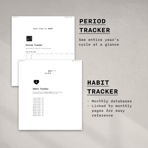 2024 Notion Planner Template | Minimalist Digital Life Planner | Customisable Notion Template | Aesthetic Notion Dashboard