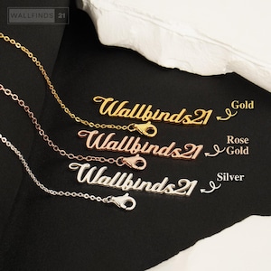 Personalisierte Monogramm-Halskette mit ineinandergreifenden Buchstaben, Anhänger mit individuellem Anfangsbuchstaben, Schmuck mit zwei Buchstaben, Geschenkidee für Paare Bild 3