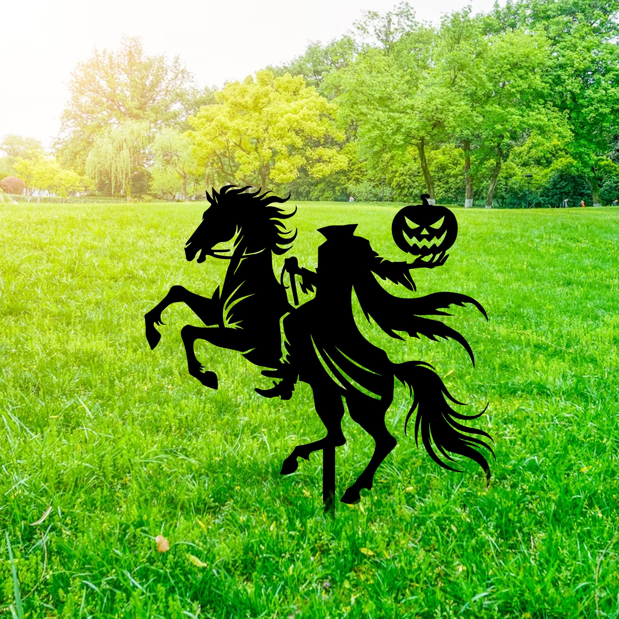Headless Horseman Outdoor Decoration