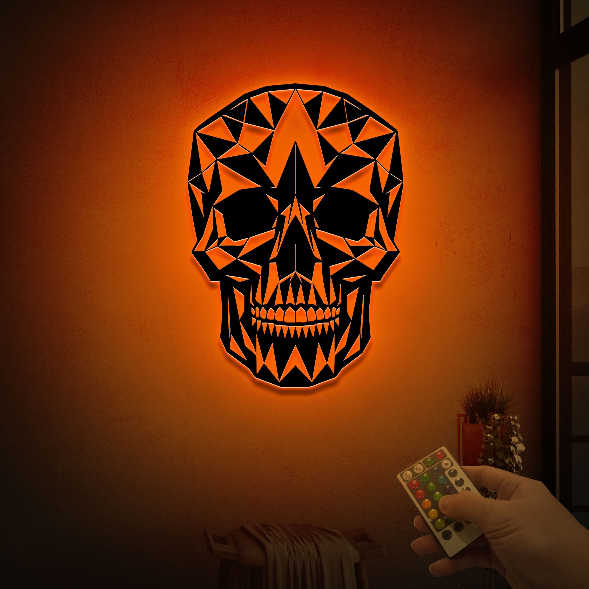 Human Skull Light - Etsy