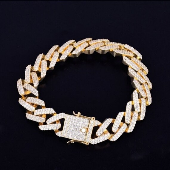 Stainless Steel Iced Out Bracelet Iced Out Bracelet Cubic