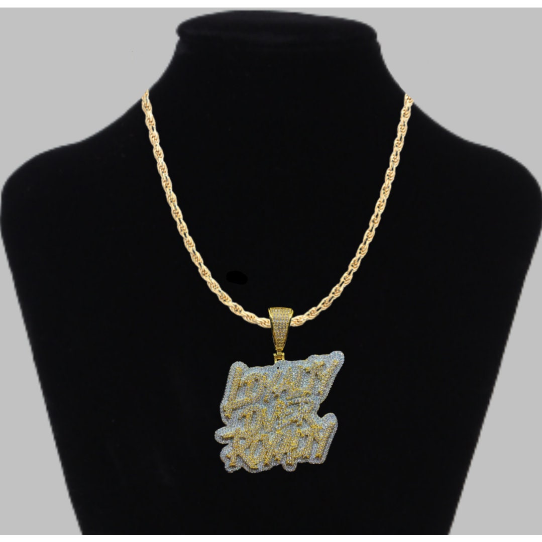 European And American Popular Street Style Pendant Accessories, Crown And  Eazy Money Letter Design Pendant With Silver-plated/gold-plated And  Rhinestones On A Multi-chain 20inch Necklace, Suitable For Men, Women,  Children, Daily Parties, Fashionable