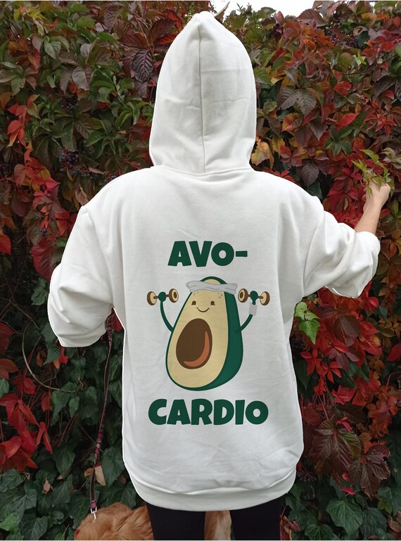 Avocardio Gym Workout Avocado Avo-cardio Gift Hoodie