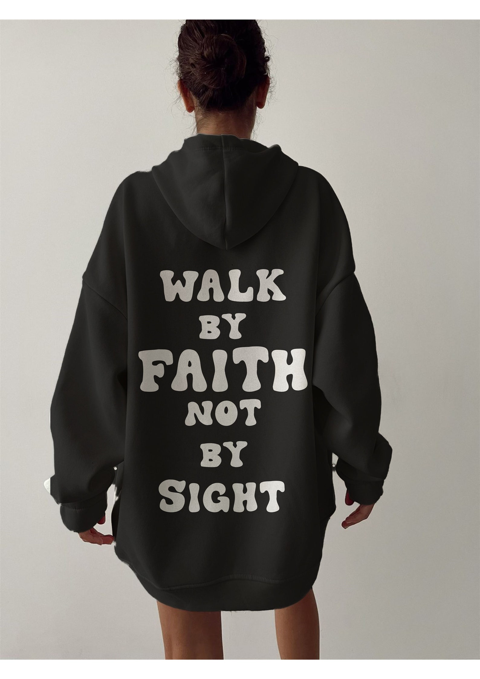 Walk by Faith Not by Sight Hoodie Bible Verse Hoodie - Etsy