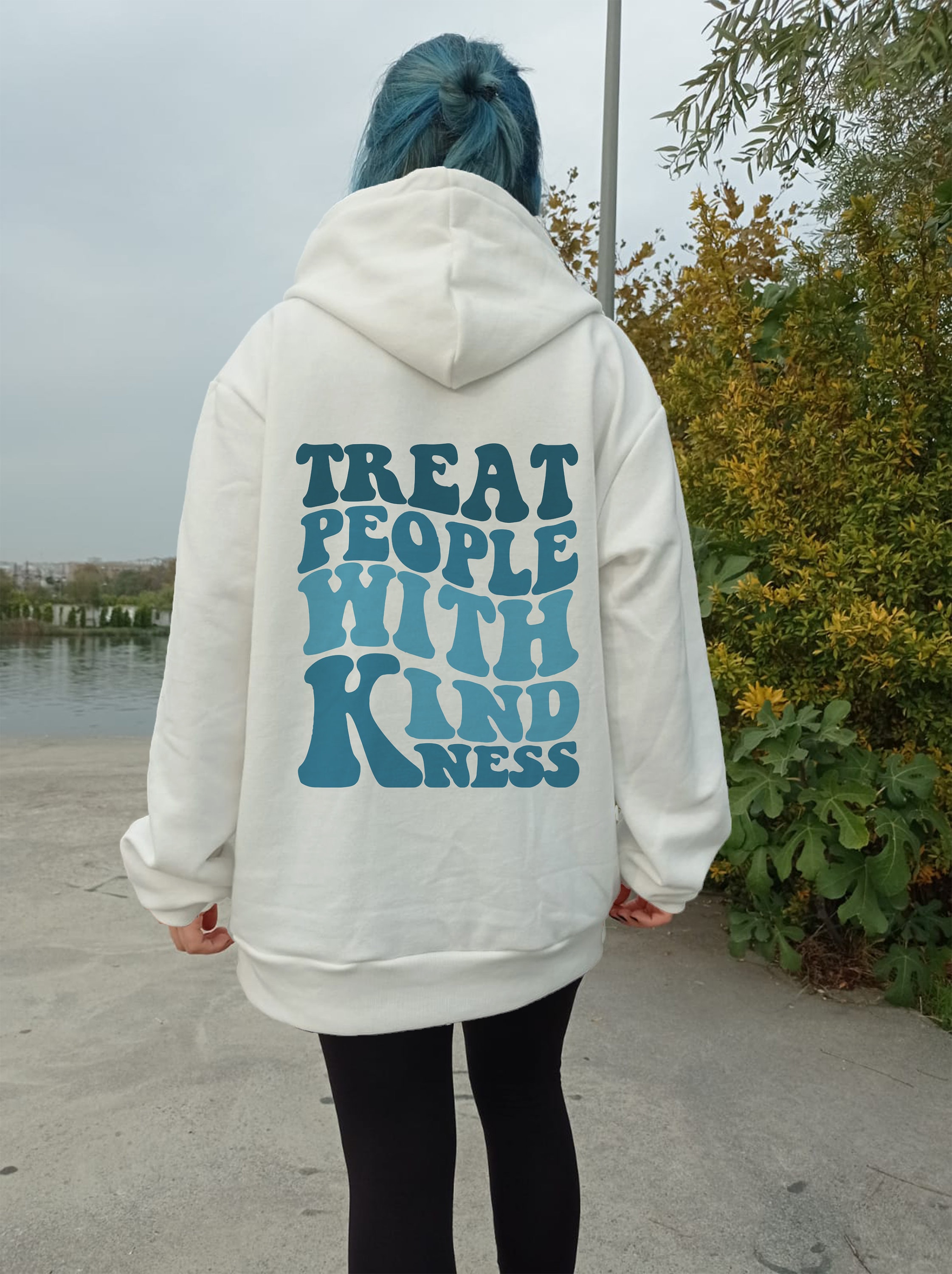 Treat People With Kindness Hoodie (Black)