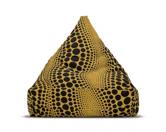 Yayoi Kusama Style Bean Bag Chair Cover