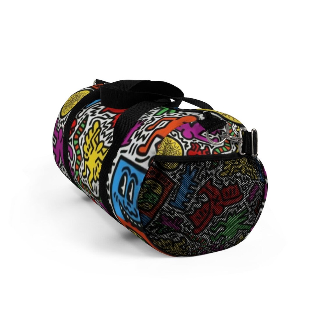Keith Haring Inspired Duffel Bag Etsy