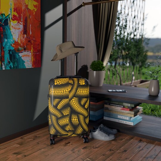 Disover Yayoi Kusama Inspired Carry On Suitcase