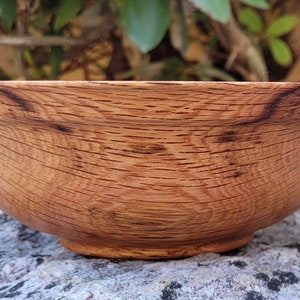 Red Oak Bowl met Bee's Wax & Walnut Oil #81