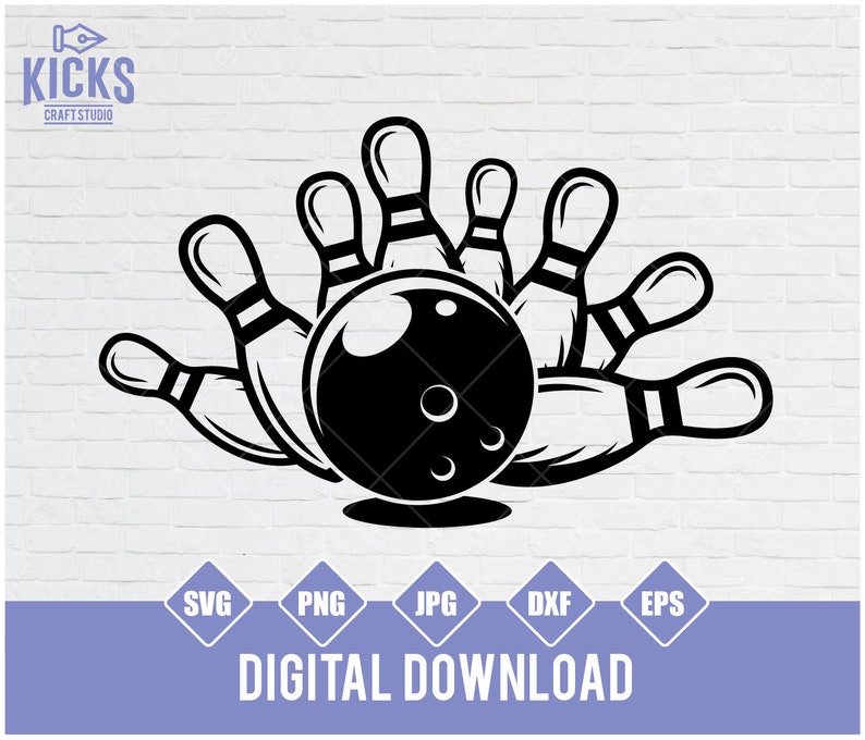 Bowling Svg Bowling Clipart Bowling Png Bowling Shirt SVG Etsy