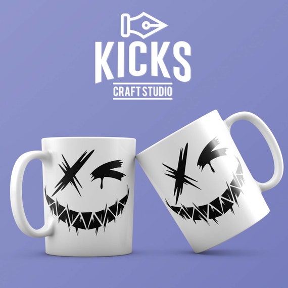 Scary Smile SVG: Evil Grin Slasher Silhouette (digital Download