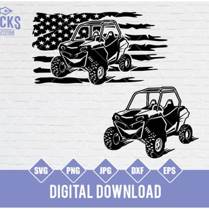 USA Atv Svg, Utv Svg, RZR Atv Svg, Atv Offroad Svg, Dirty 4 Wheels, Atv Riding Svg, US Atv Shirt, Cricut & Silhouette, Printable, Png Dxf