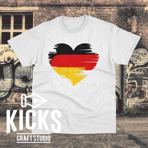 Distressed German Flag Heart SVG (Digital Download)
