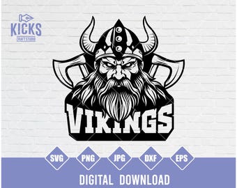 Vikings Football SVG PNG: Game Day Digital Download