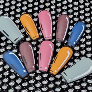 Uñas Pop Art, Uñas de otoño, Uñas de tendencia, Uñas de dibujos animados