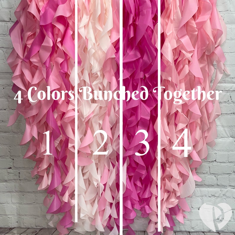Custom Ruffled Fringe Plastic Tablecloth Fringe Backdrop Etsy