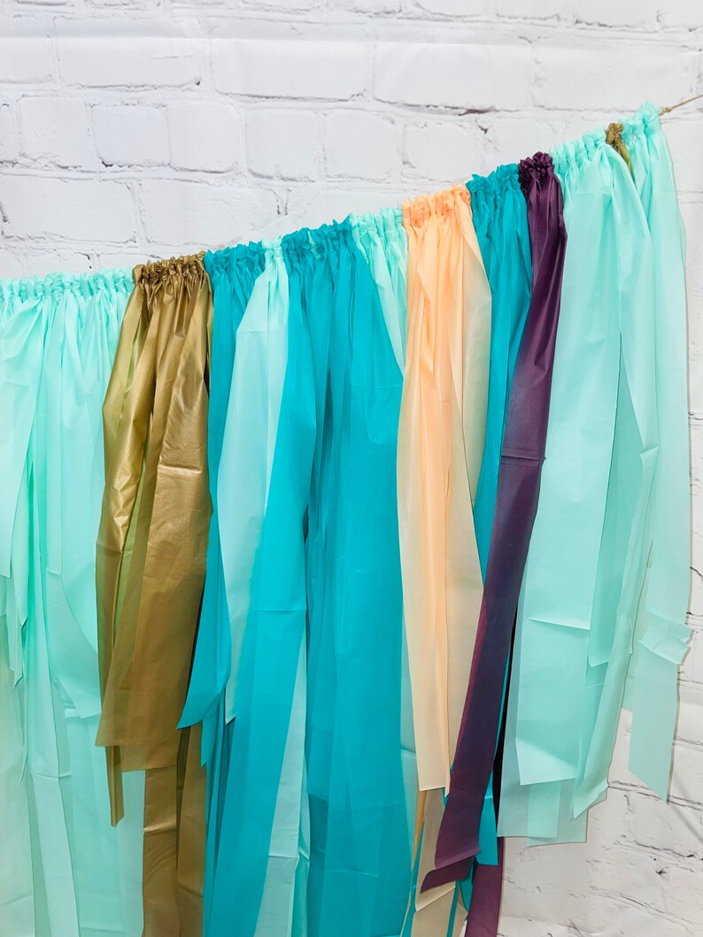 Birthday Backdrop Streamer Backdrop Plastic Tablecloth Etsy