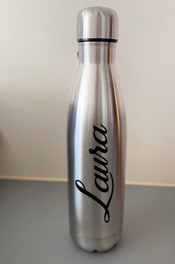 Personalised Insulated Water Bottle Large Stainless Steel Double