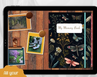 Digital Memory Book for iPad, Digital Scrapbook For Goodnotes, Digital Photo Album For Noteshelf or Noteabilty or Samsung Notes