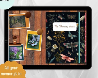 Digital Memory Book, Memories, Memory Keeping Album, iPad Scrapbook, Gift Idea