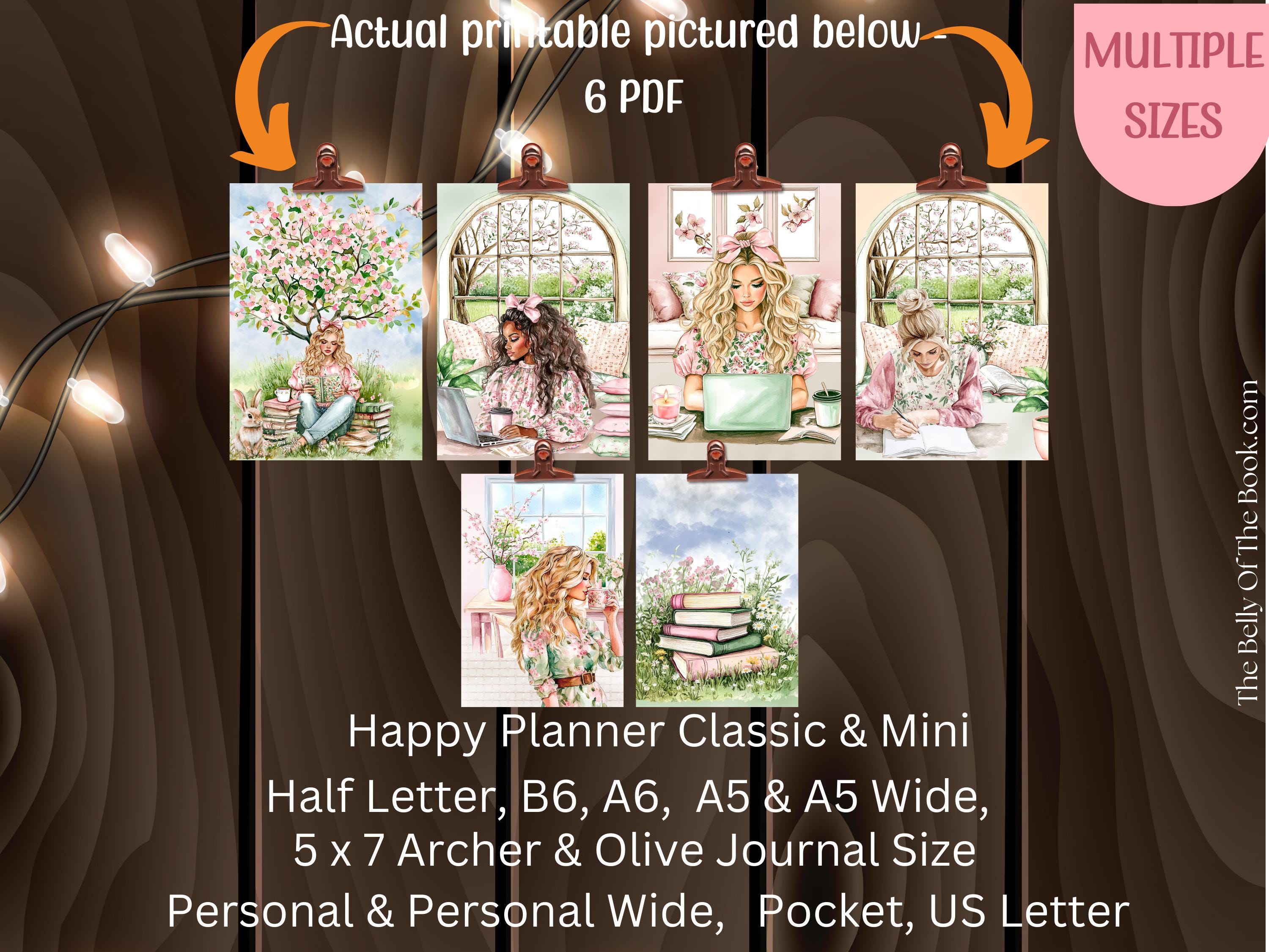 Floral Spring Planner Dashboard Bundle: Multiple Sizes (digital ...
