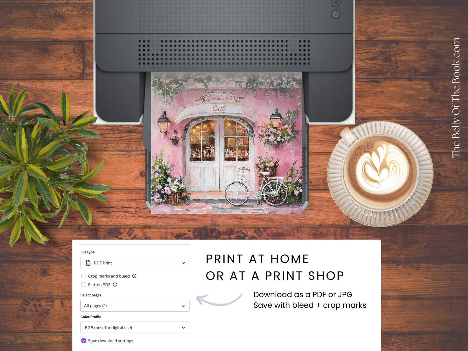 Floral Shop Printable Planner Dashboards: Multiple Sizes (instant ...