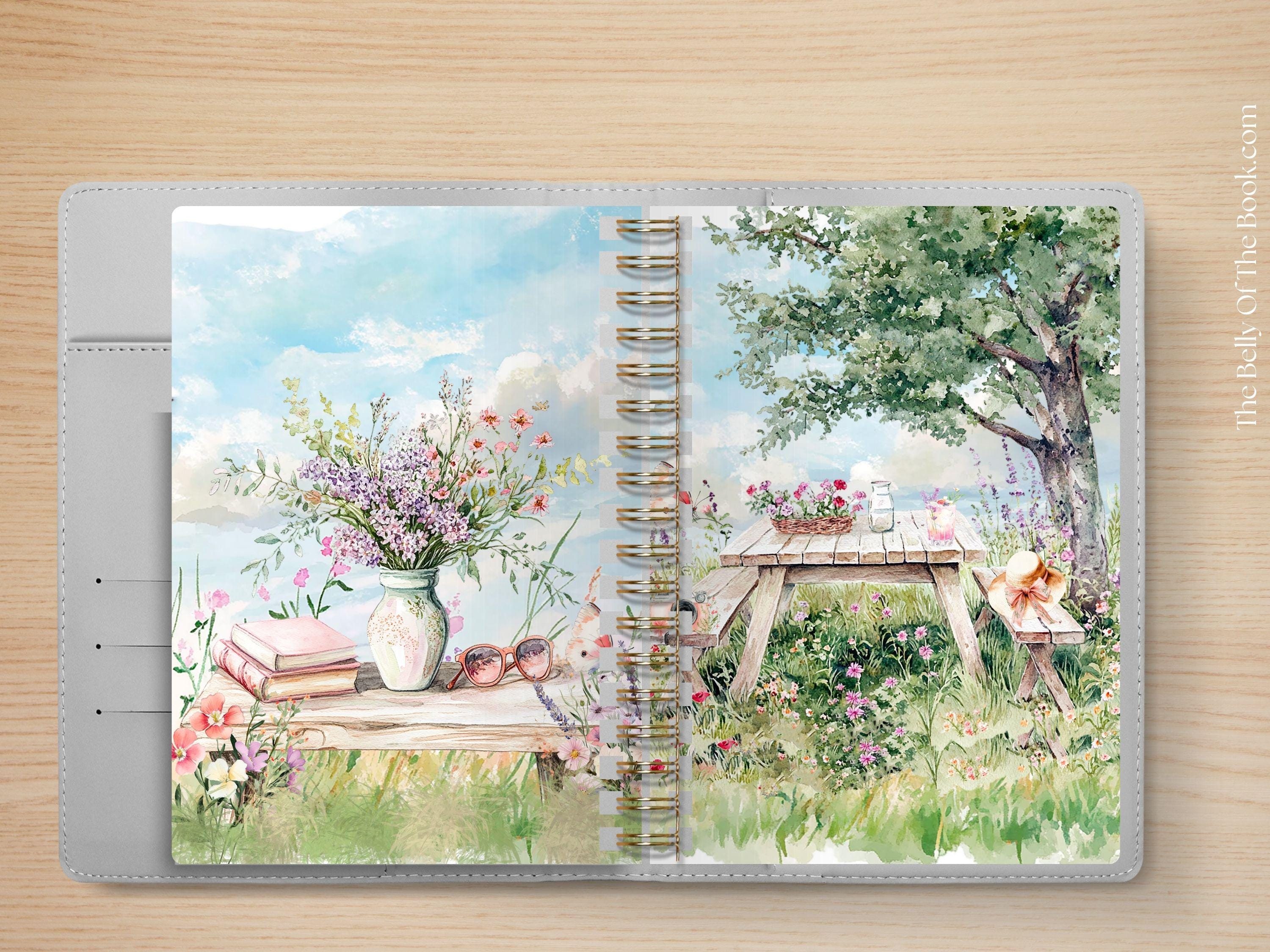 Watercolor Spring Planner Dashboard: Multiple Sizes (PDF Download) - Etsy