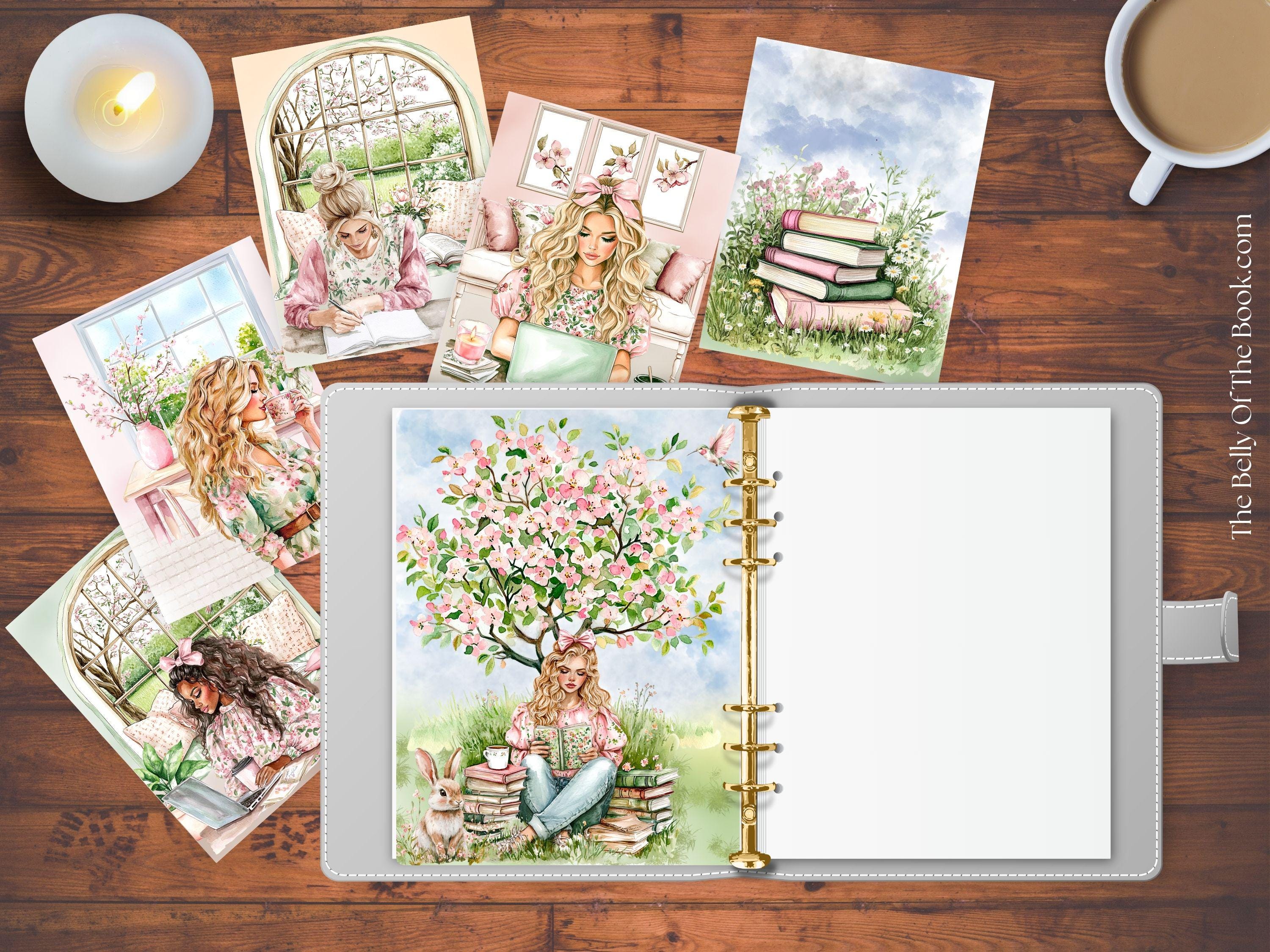 Floral Spring Planner Dashboard Bundle: Multiple Sizes (digital ...