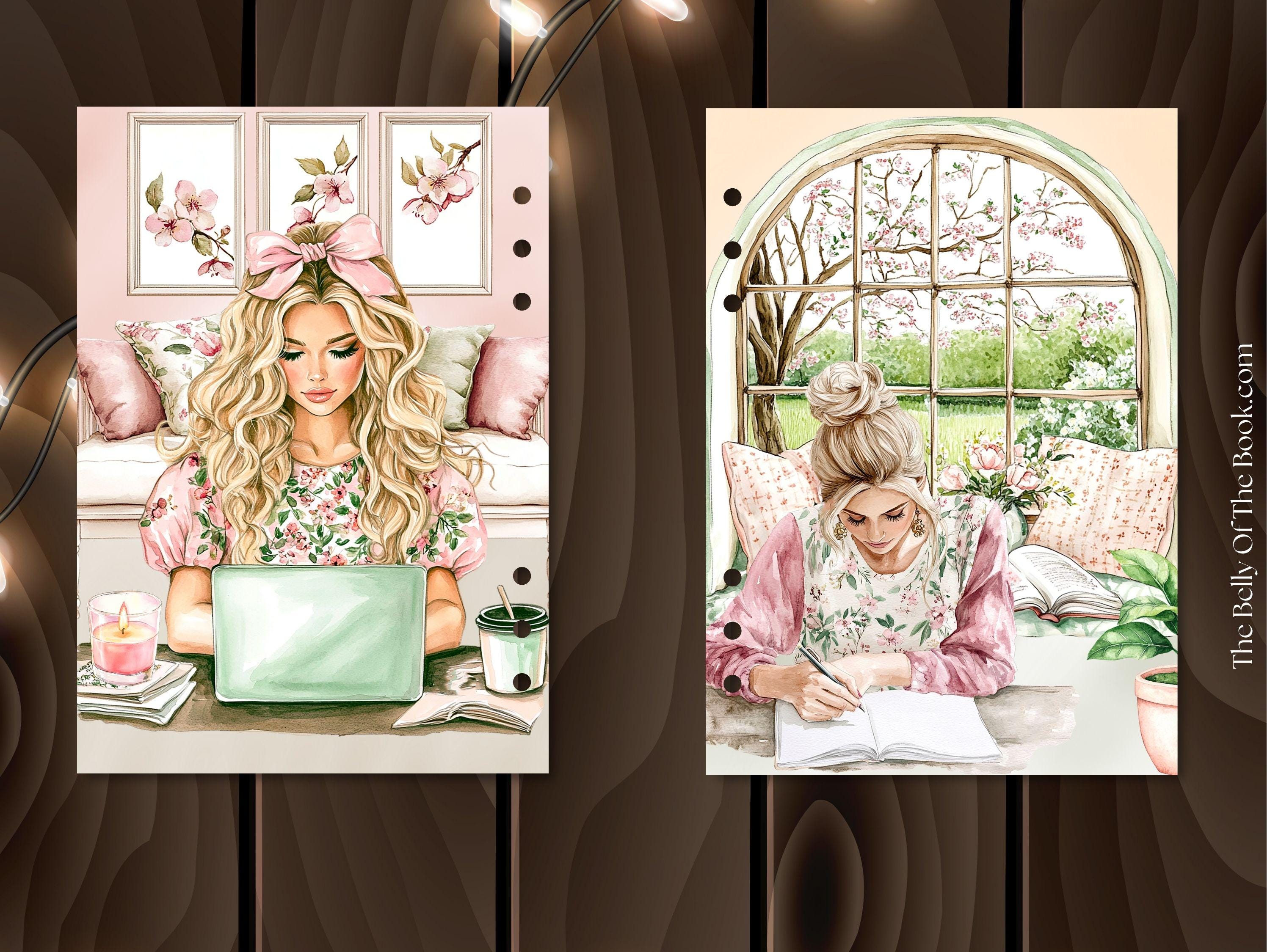 Floral Spring Planner Dashboard Bundle: Multiple Sizes (digital ...
