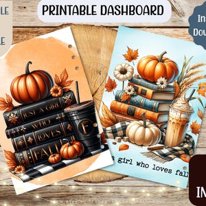 Paneles de planificación de otoño imprimibles - Paquete floral de verano - Incluye varios tamaños, Happy Planner, A5 y muchos más