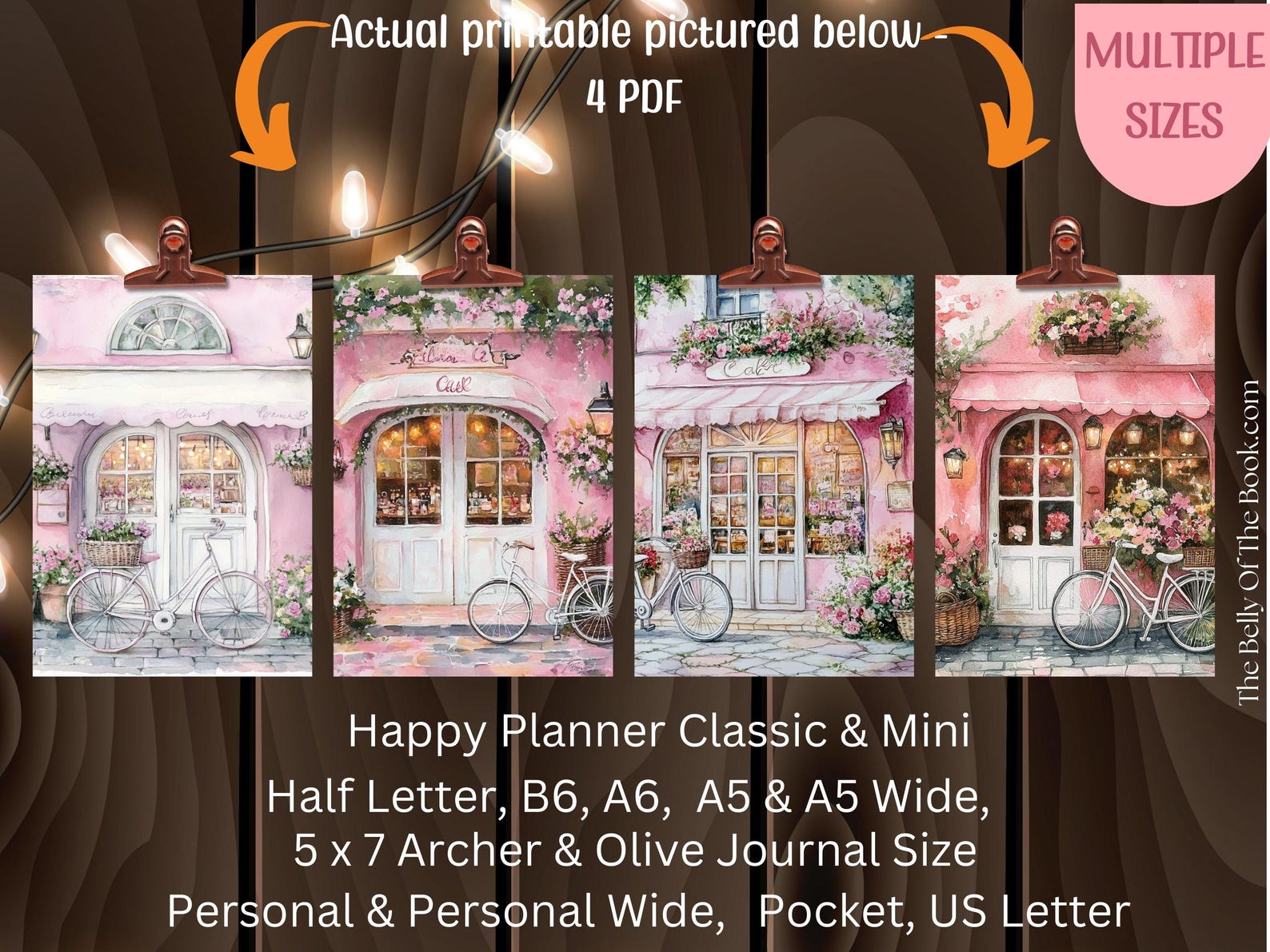 Floral Shop Printable Planner Dashboards: Multiple Sizes (instant ...
