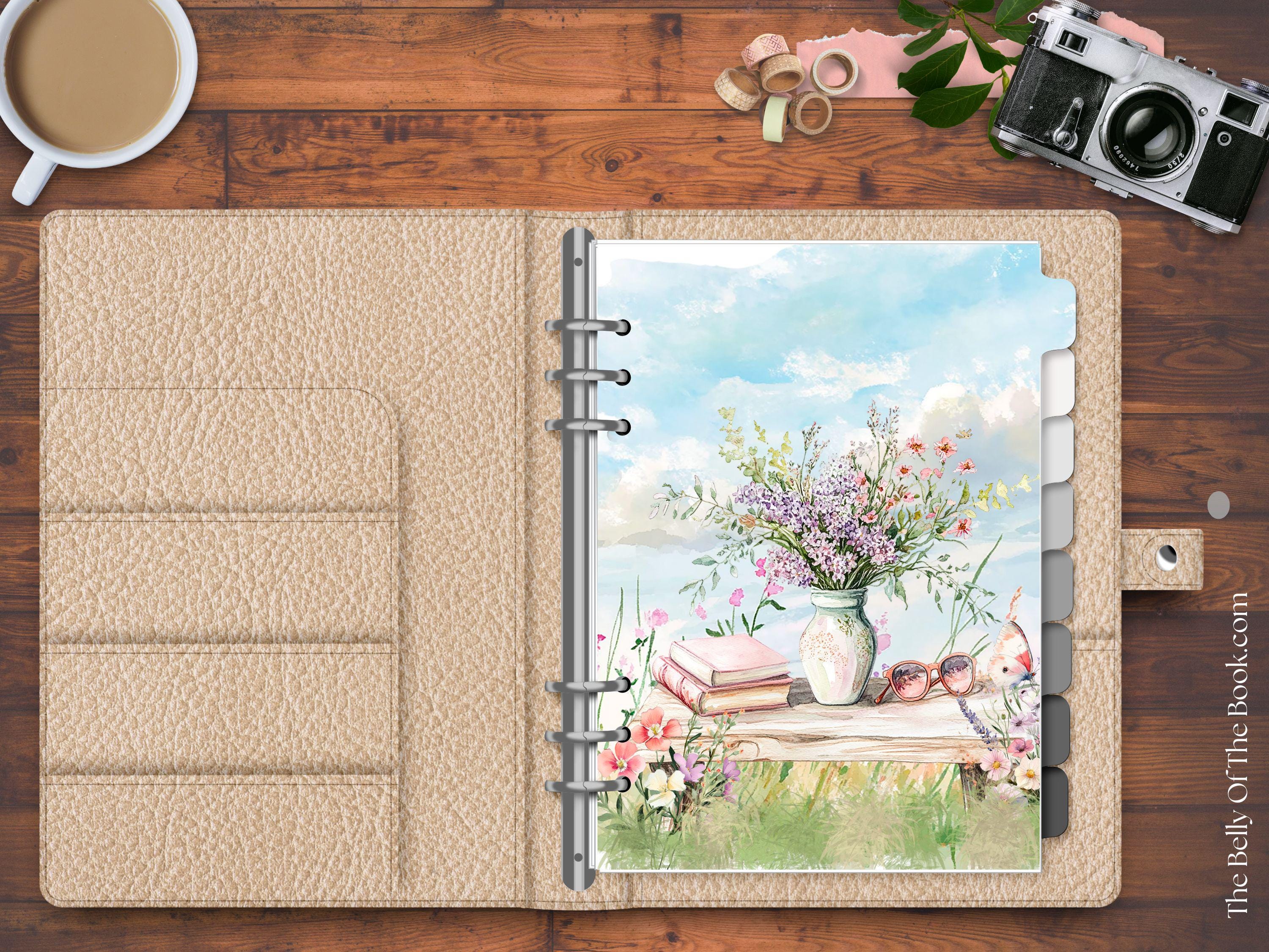 Watercolor Spring Planner Dashboard: Multiple Sizes (PDF Download) - Etsy