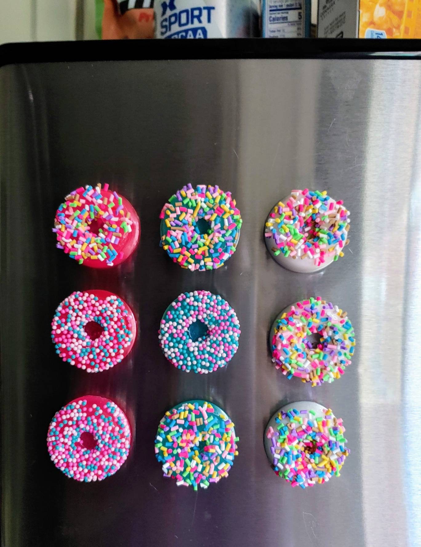 Donuts, Resin Donut, Fridge Food Resin Donut Resin