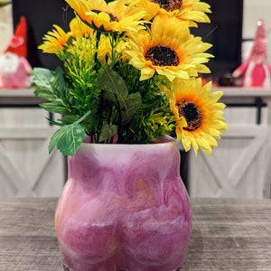 Booty Vase | Female Body Vase | Medium Plant Pot | Makeup Brush Holder | Personalizable