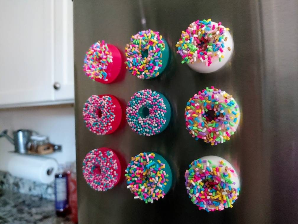 Donuts, Resin Donut, Fridge Food Resin Donut Resin