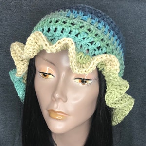 Ready To Ship-Crochet Bucket Hat