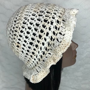 Ready To Ship- Multicolor Cream Crochet Bucket Hat