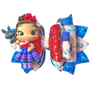 Encanto Hair Bow, Luisa Hair Bow, Luisa Madrigal Bow, Encanto Luisa Bow, Luisa Encanto Bow, Encanto Hair Bow, Luisa Accessory, Luisa Bow