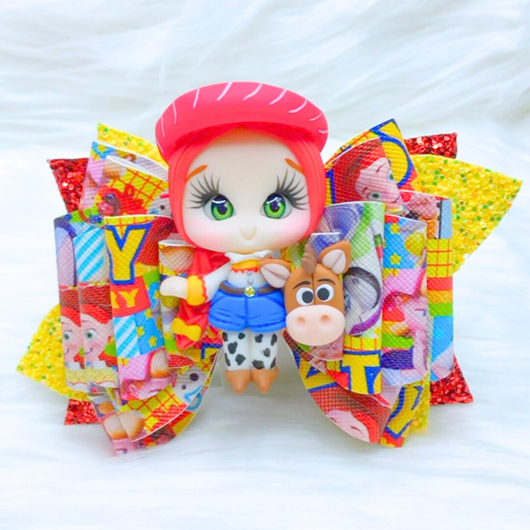 Jessie Hair Bow, Toy Story Disney Hair Bow, Jessie Hair Bow Clip