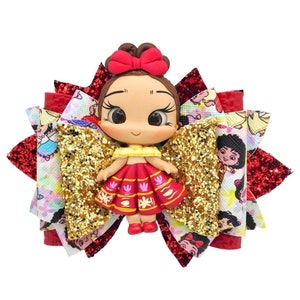 Encanto Hair Bow, Dolores Hair Bow, Dolores Madrigal Hair Bow, Encanto Dolores Bow, Dolores Encanto Bow, Encanto Hair Bow, Dolores Accessory