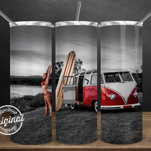Guten Morgen Becher, 20 Unzen Skinny Tumbler Sublimationsdesign | Gerader Becher | Geschenke für Männer | RetroSexuelles Originaldesign - JPG